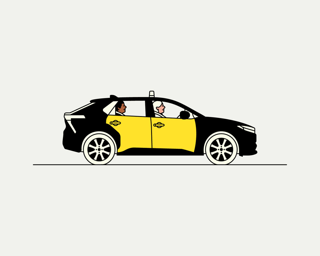 Il·lustració taxi
