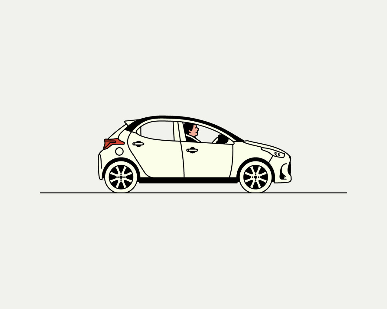 Il·lustració cotxe