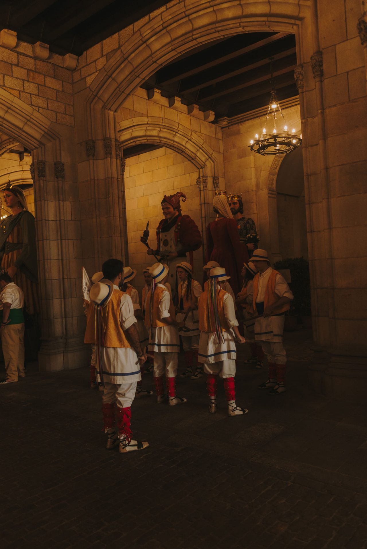 La Mercè amb castellers i gegants