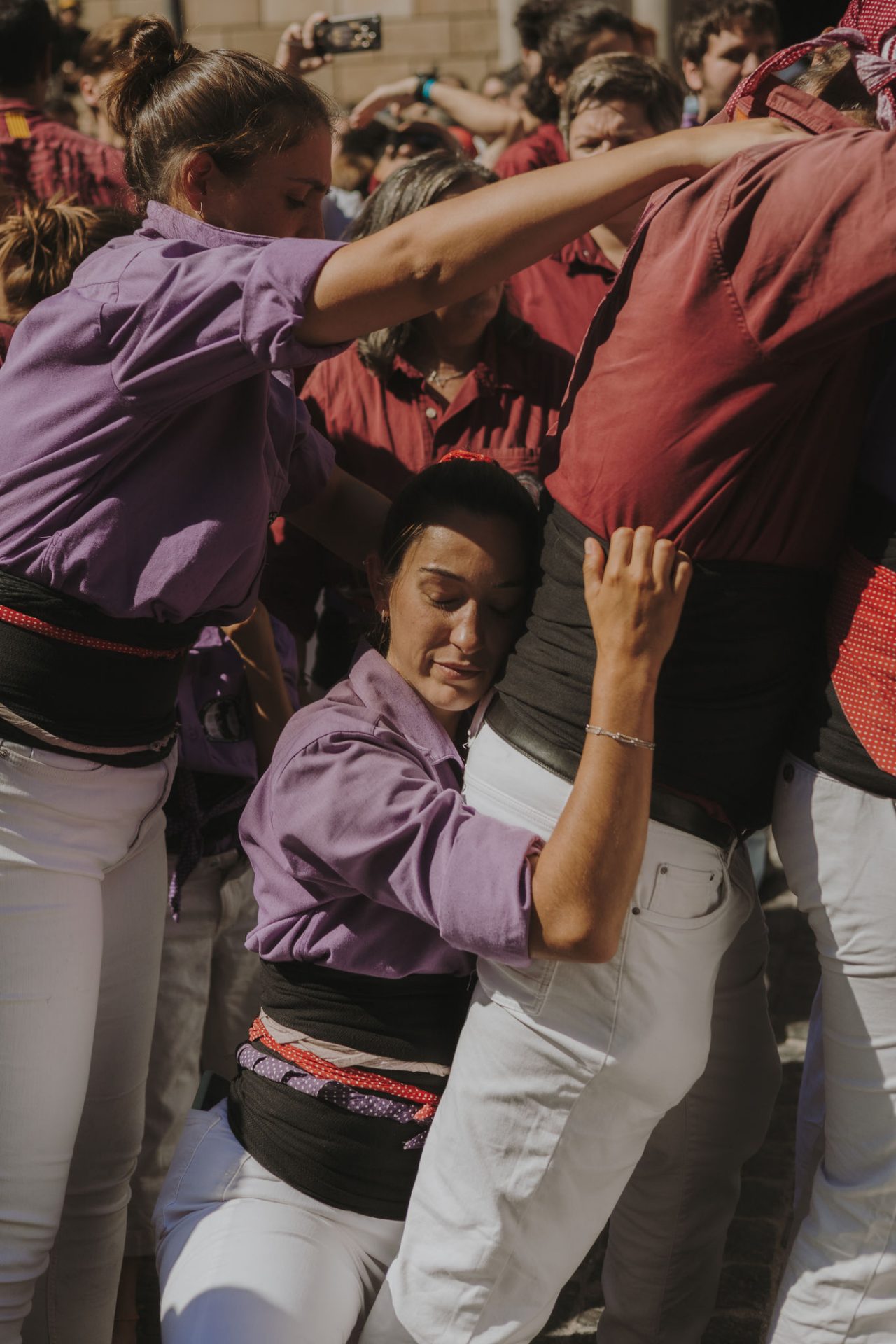 La Mercè amb castellers i gegants