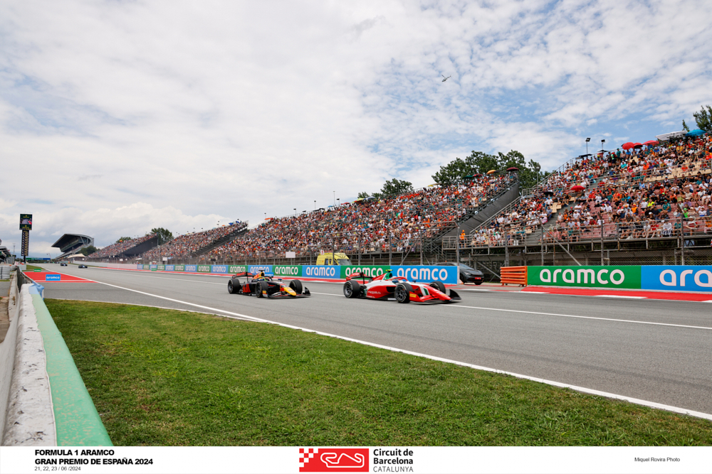 Circuït de Montmelo amb cotxes competin